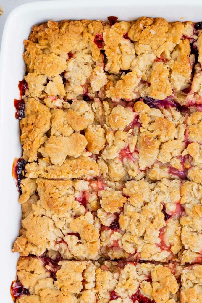 Berry Crumble Bars - Evolving Table