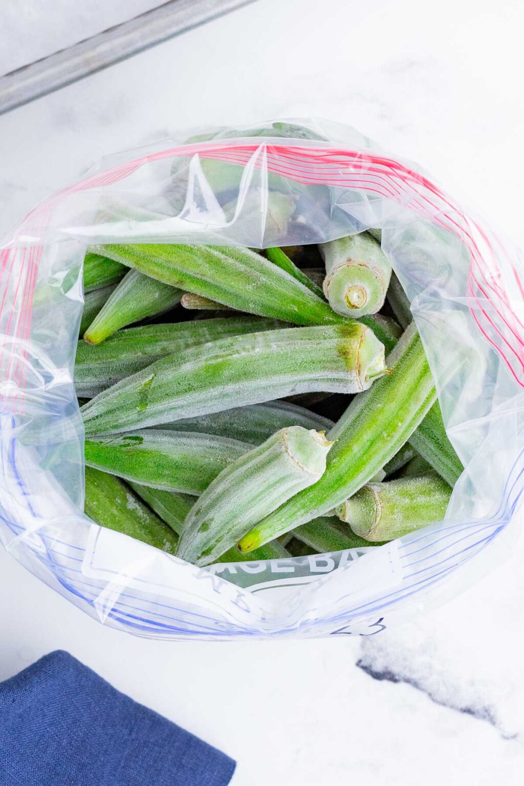 How to Freeze Okra - Evolving Table