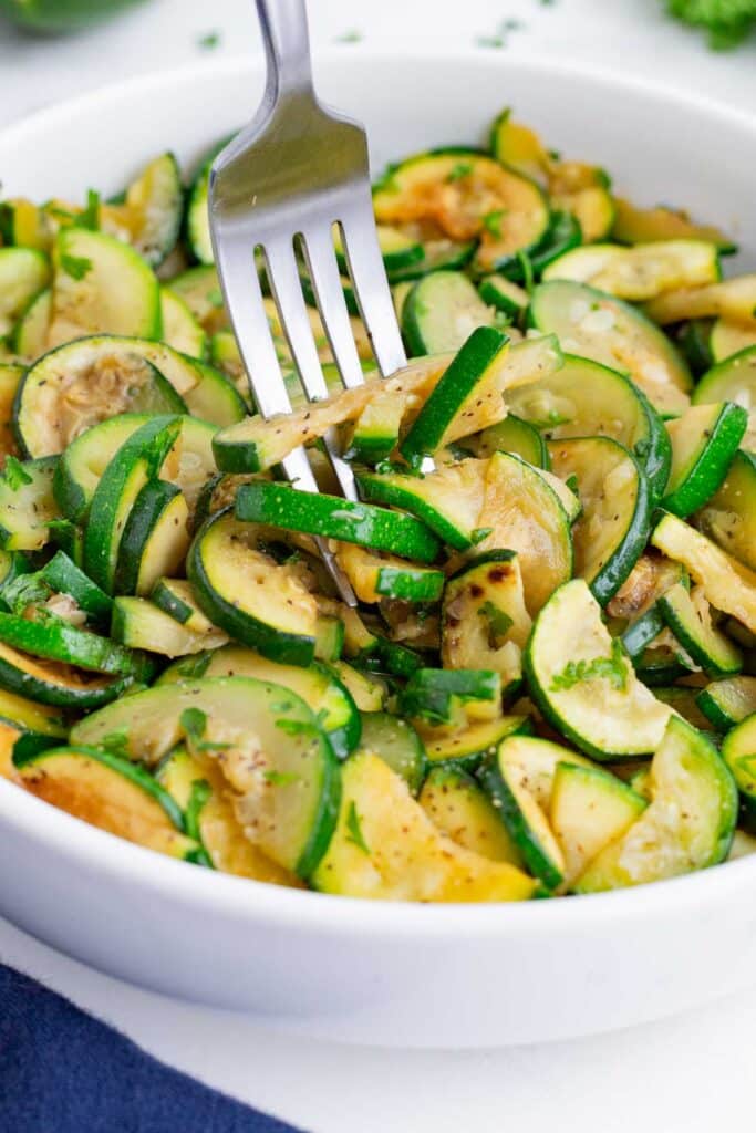 Easy Sautéed Zucchini Recipe - Evolving Table