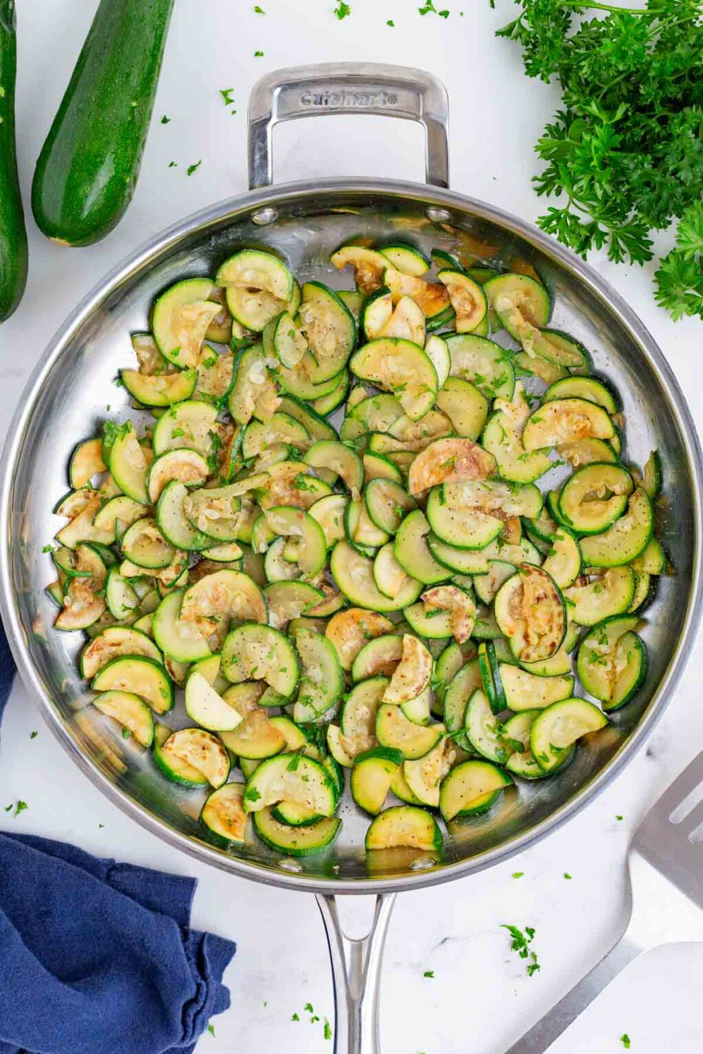 Easy Sautéed Zucchini Recipe - Evolving Table