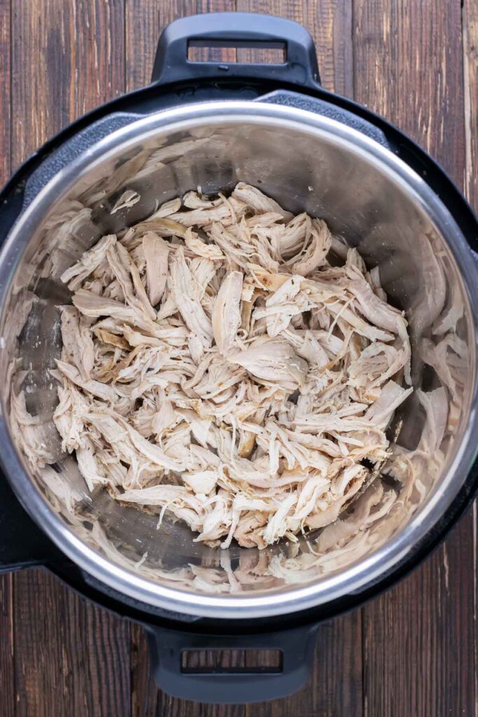 Instant Pot Shredded Chicken - Evolving Table