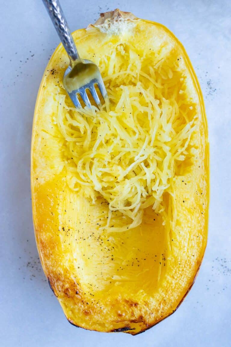 How To Bake Spaghetti Squash - Evolving Table