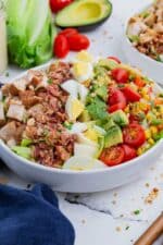 Best BBQ Chicken Cobb Salad - Evolving Table