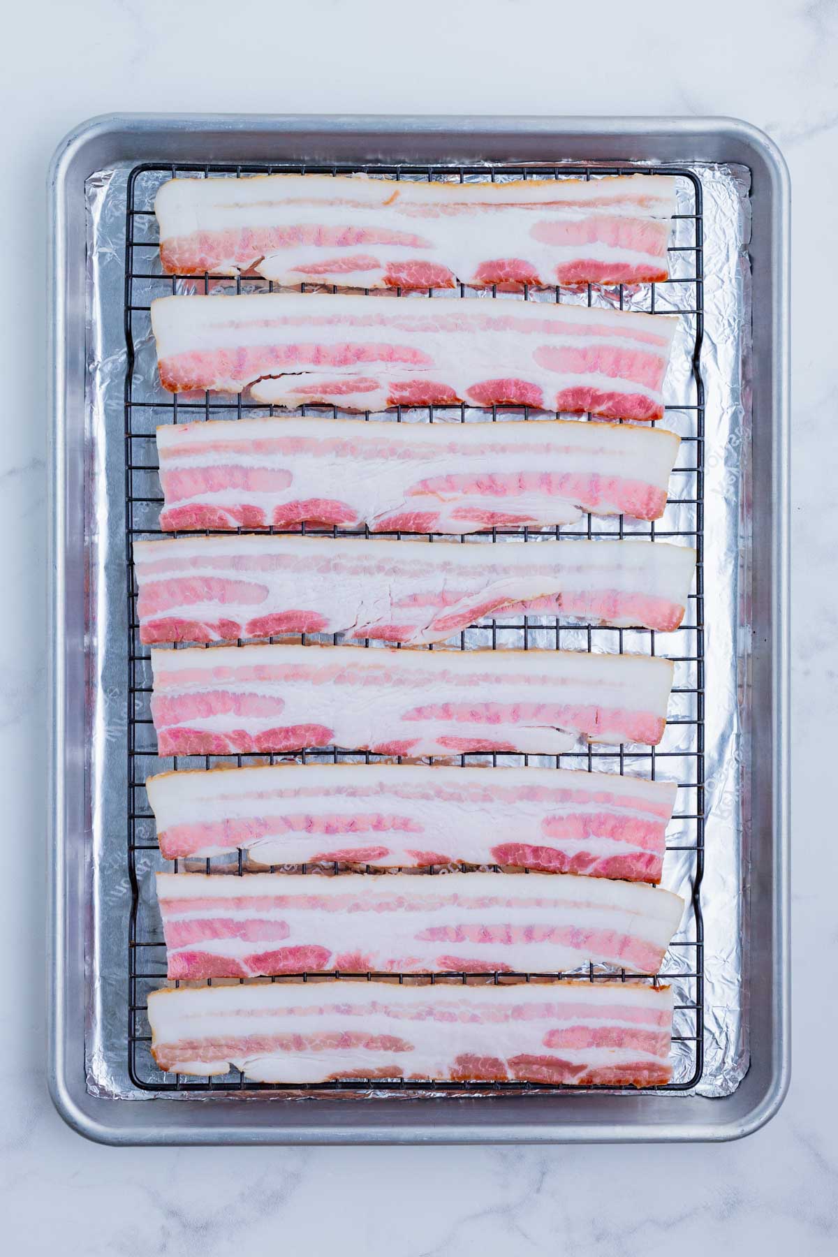 How To Bake Bacon, Raised On A Wire Rack
