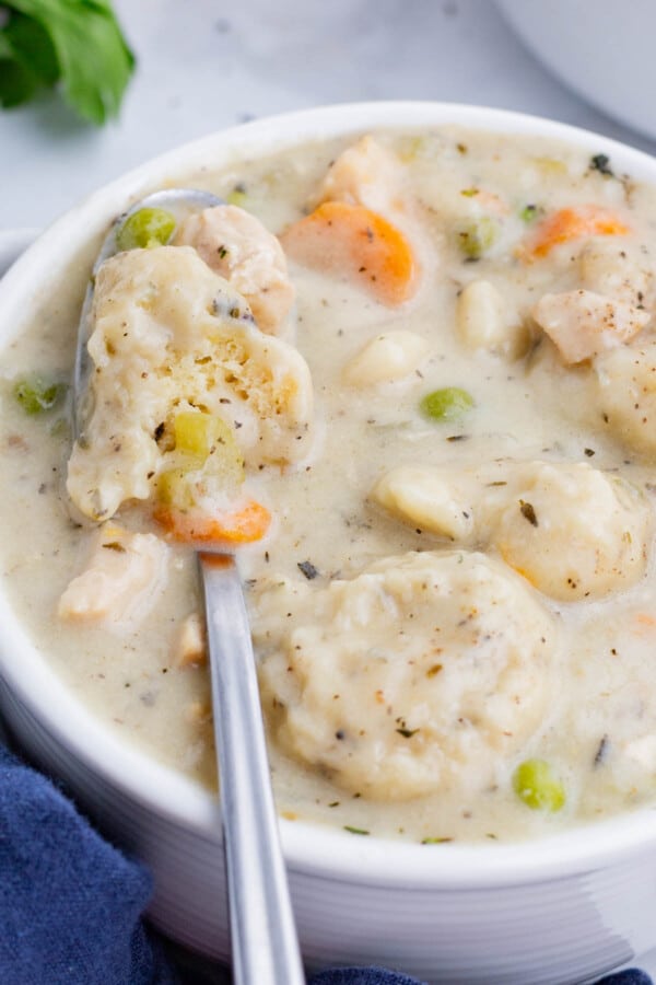 Best Chicken Dumpling Soup Recipe - Evolving Table