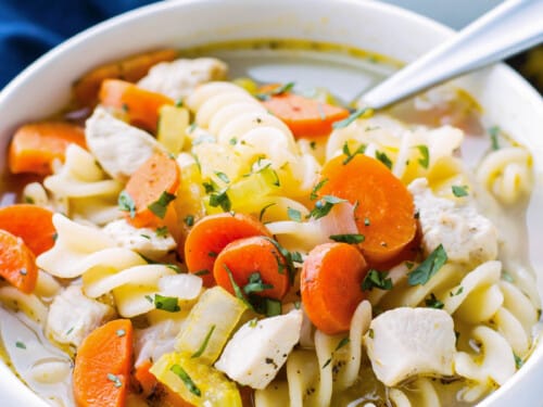 Gluten-Free Chicken Noodle Soup (Homemade and Delicious!)