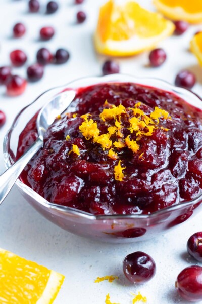 Cranberry Orange Sauce Recipe - Evolving Table