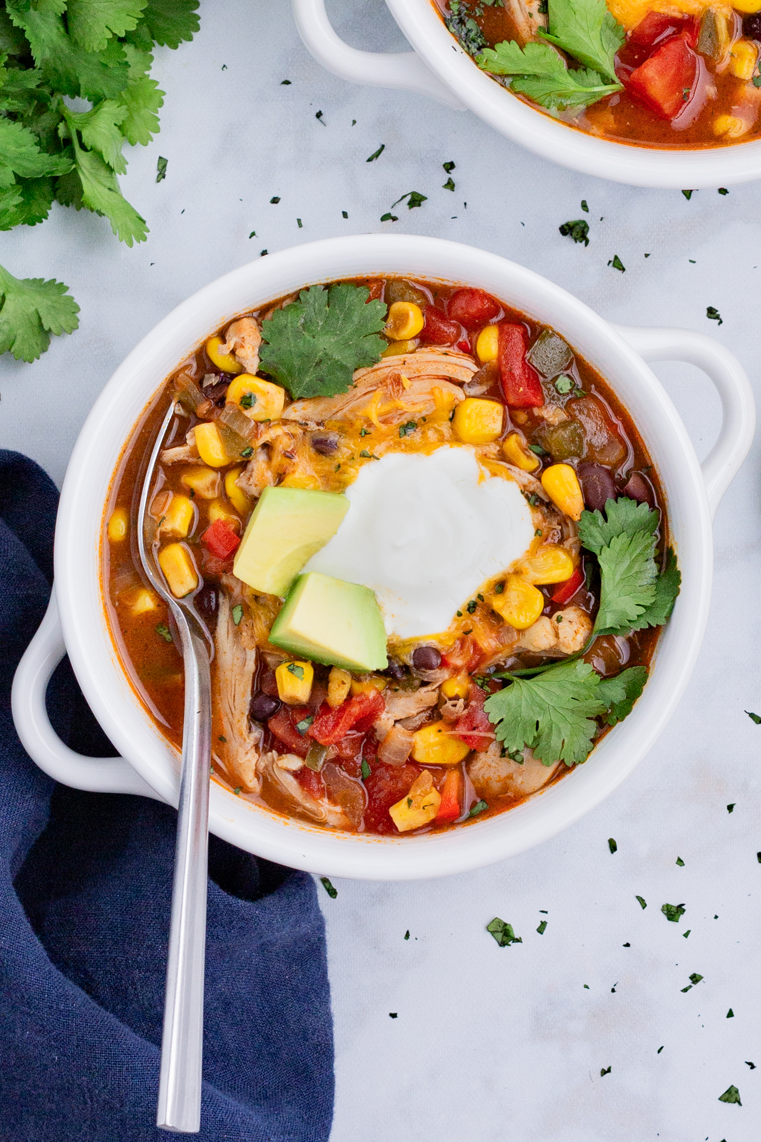 Easy Chicken Enchilada Soup Recipe