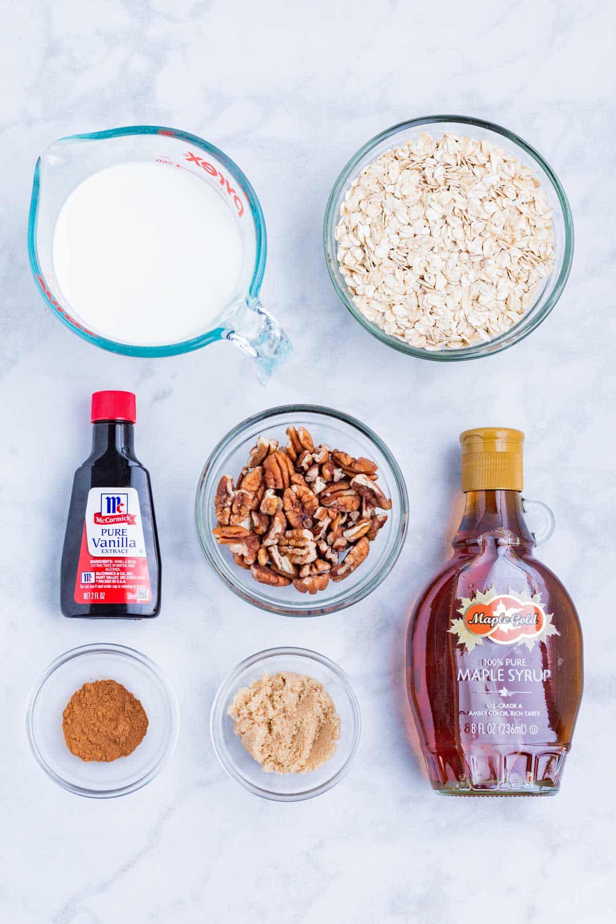 Maple Brown Sugar Overnight Oats - Evolving Table