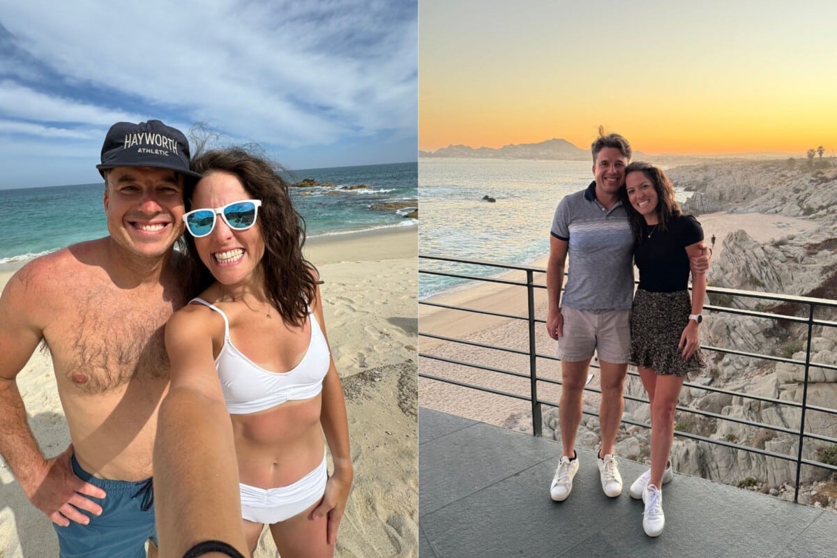 Photos of London and Justin in Cabo, Mexico in the Baja Peninsula.